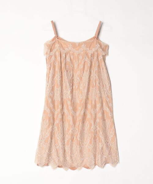 「Jane Marple Dans Le Salon」 キャミソールワンピース M ベージュ レディース_画像2