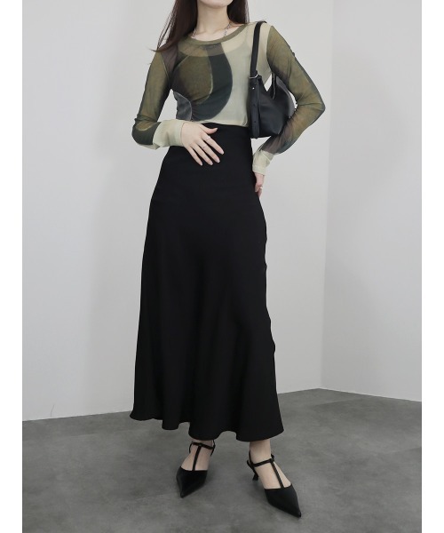 「Reurie'」 長袖カットソー FREE アイボリー レディース_画像5