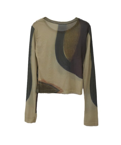 「Reurie'」 長袖カットソー FREE アイボリー レディース_画像6