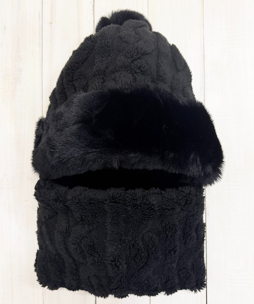 SHIZUTA（シズタ） ニット帽 ニットキャップ SZT:フェイクファー ふわ