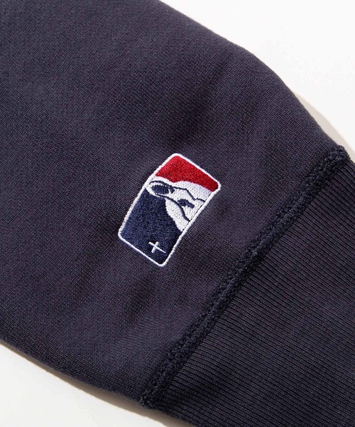 「Subciety」 プルオーバーパーカー X-LARGE ネイビー メンズ_画像8