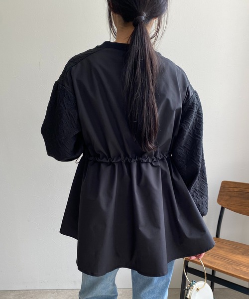 「LHELBIE」 長袖カットソー M ブラック レディース_画像8