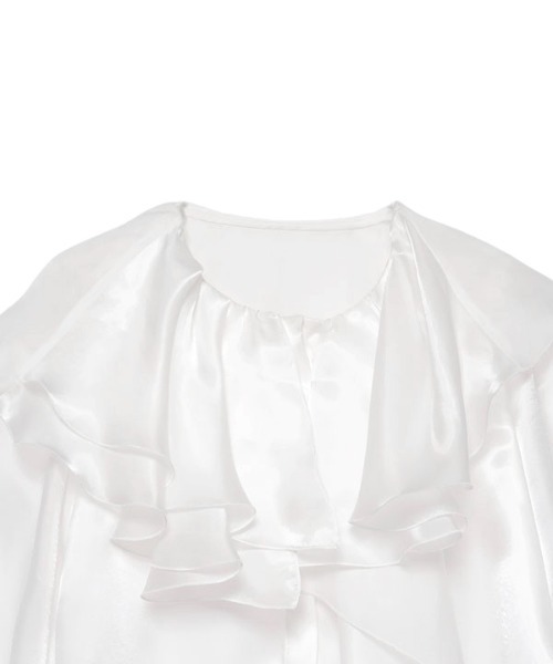 「EIMY ISTOIRE」 長袖ブラウス FREE グレー レディース_画像5