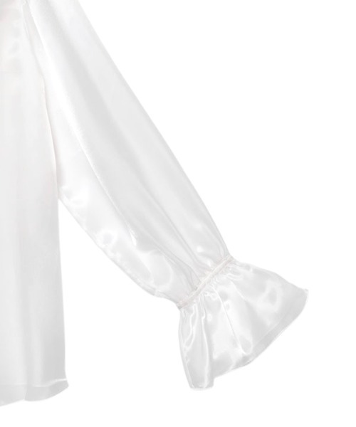 「EIMY ISTOIRE」 長袖ブラウス FREE グレー レディース_画像9