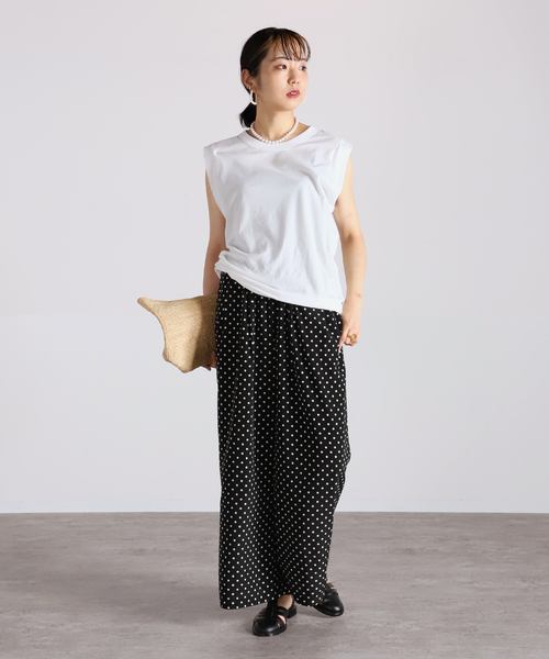 「VERMEIL par iena」 イージーパンツ 38 ブラック レディース_画像8