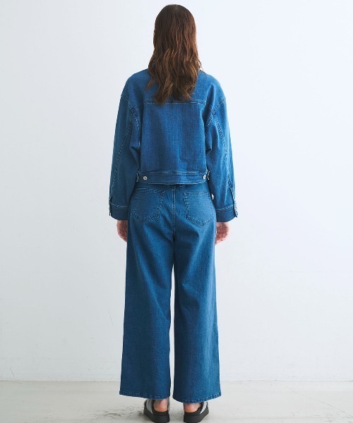 three dots（スリー ドッツ） デニムジャケット gジャン デニム