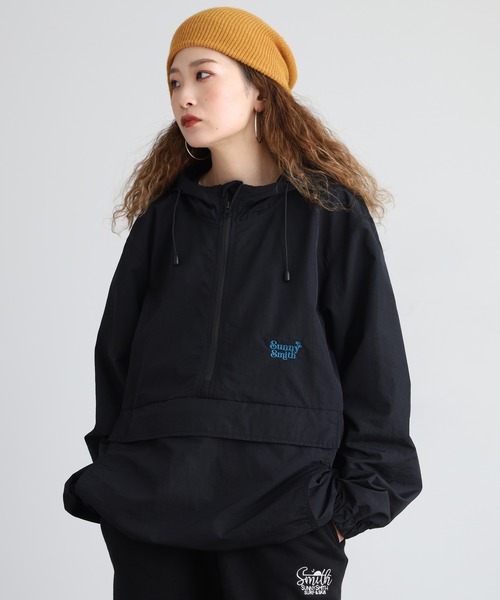 Sunny Smith コート ジャケット ポケッタブル コットンライクナイロン