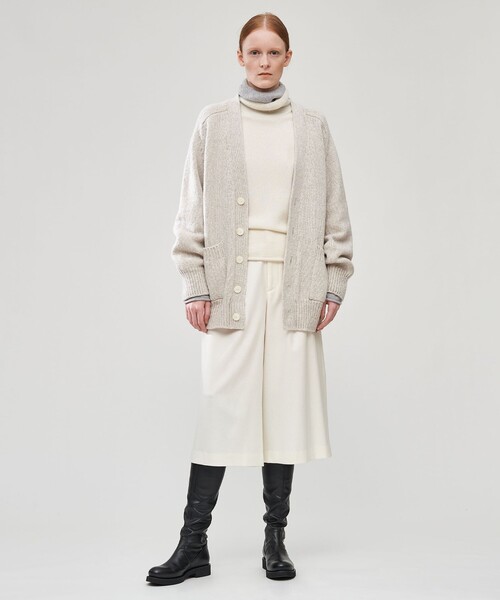 「GALERIE VIE」 ニットカーディガン FREE グレー レディース_画像6