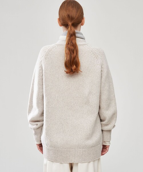 「GALERIE VIE」 ニットカーディガン FREE グレー レディース_画像9