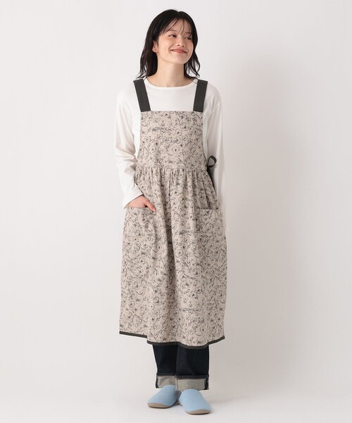 Afternoon Tea（アフタヌーンティー） エプロン ポピーサイドリボン