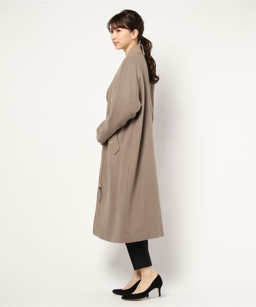 「miniyu」 「La SRIC」コート MEDIUM ライトグレー レディース_画像2