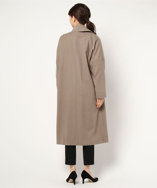 「miniyu」 「La SRIC」コート MEDIUM ライトグレー レディース_画像3