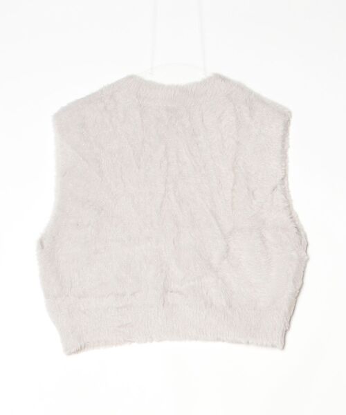「ROPE' PICNIC」 ニットベスト FREE ライトグレー レディース_画像2