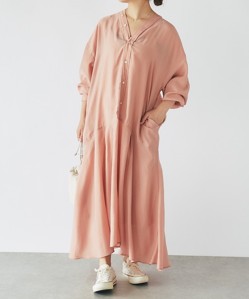 「un dix cors」 長袖ワンピース FREE ブラック レディース_画像9