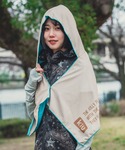 タオル パッカブルフーディクールタオル 吸水速...の詳細画像1