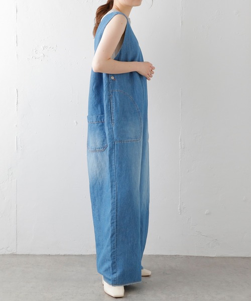 「PUAL CE CIN」 オールインワン FREE ブルー レディース_画像6