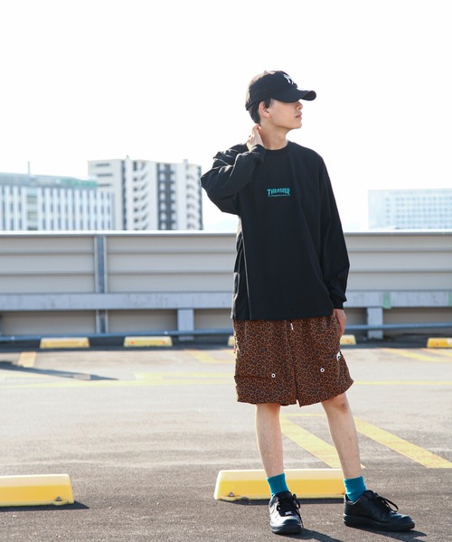 「THRASHER」 長袖Tシャツ MEDIUM グレー メンズ_画像9