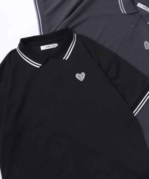 SITRY（シトリー） ポロシャツ ポロ SITRY Heart Embroidery Polo