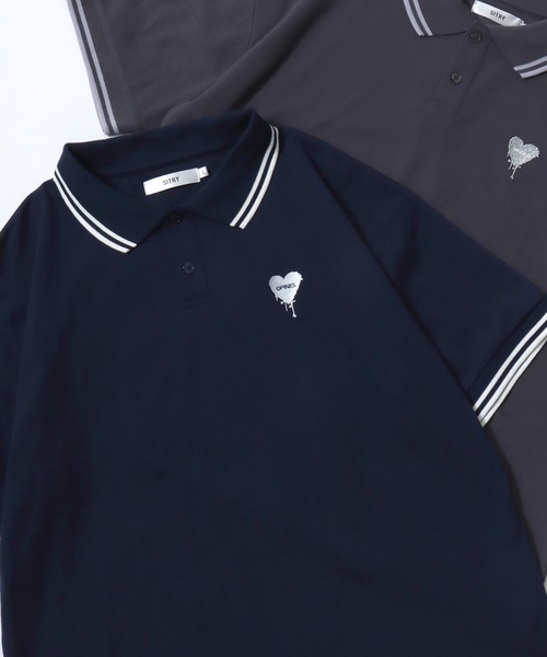 SITRY（シトリー） ポロシャツ ポロ SITRY Heart Embroidery Polo