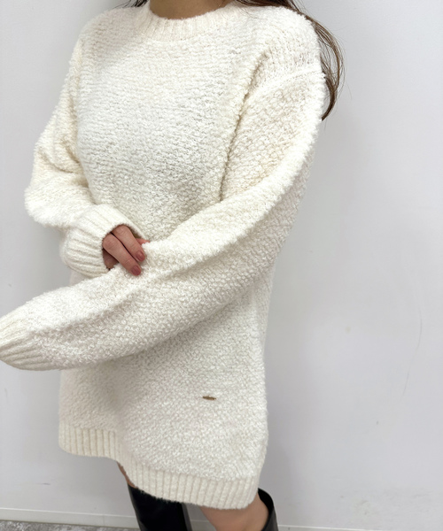 「U by SPICK&SPAN」 ニットワンピース - グレー レディース_画像9