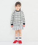 tシャツ 「しなやかストレッチ」ガールズ 総柄...の詳細画像3
