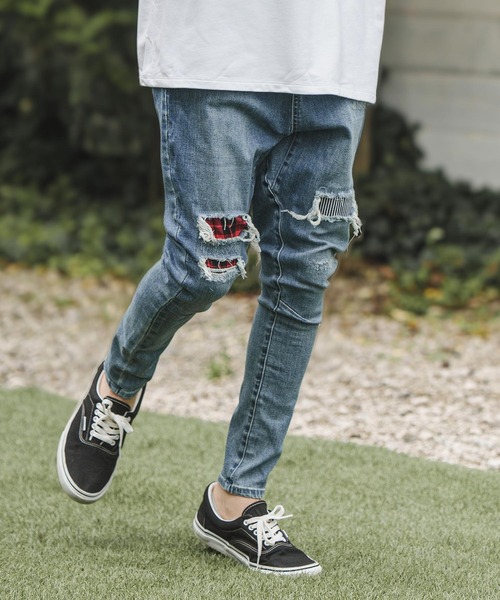 「CAMBIO」 デニムパンツ M ダークインディゴブルー メンズ