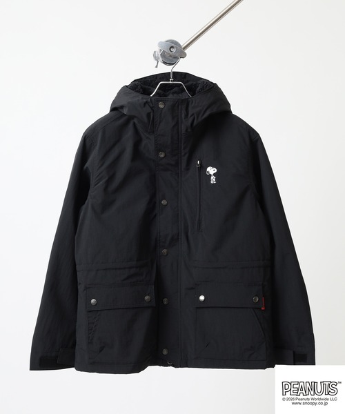 PEANUTS マウンテンパーカー ウインドブレーカー スヌーピー柄3WAY