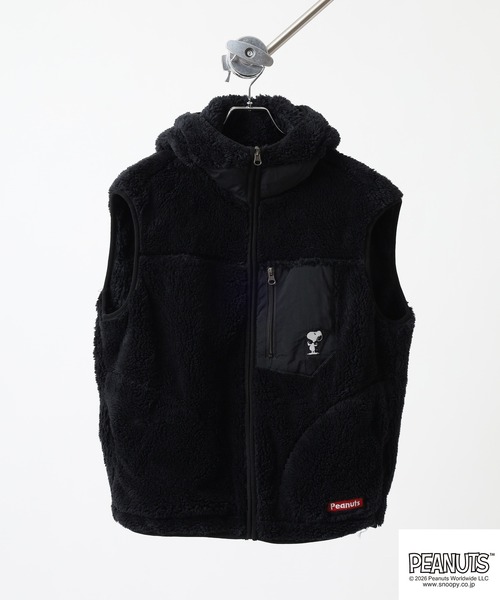 PEANUTS マウンテンパーカー ウインドブレーカー スヌーピー柄3WAY