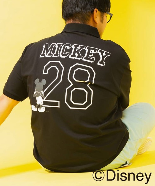 ポロシャツ 半袖 ディズニー / メンズ 大きいサイズ 「ミッキー