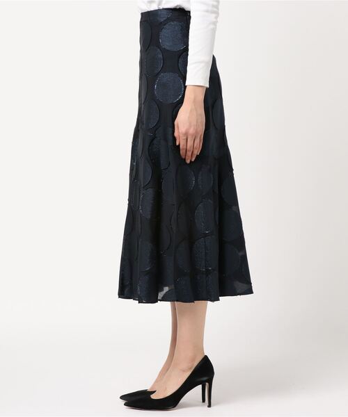 「Viaggio Blu」 フレアスカート S ネイビー レディース_画像5