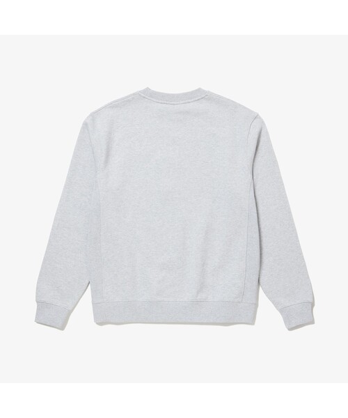 「LACOSTE L!VE」 スウェットカットソー X-SMALL シルバーグレー メンズ_画像5