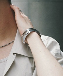 「WYM LIDNM」 バングル FREE シルバー×ゴールド メンズの画像6