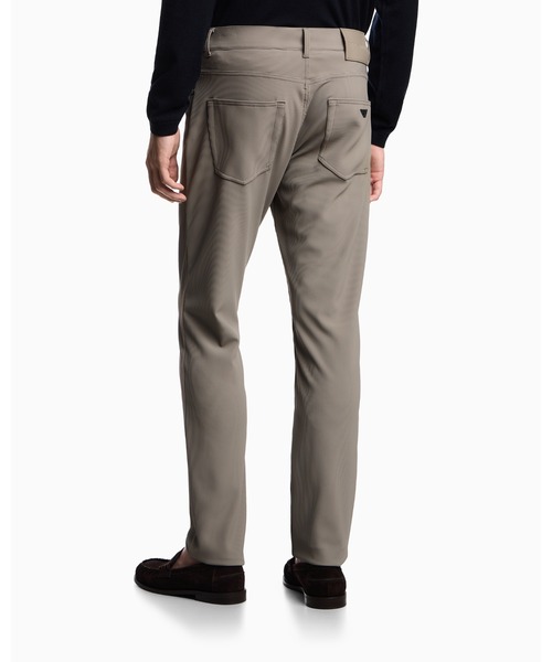 【エンポリオアルマーニ】新品タグ付定価73000円カーキーソフトストレッチパンツ EMPORIO ARMANI ジーンズ 「エンポリオ アルマーニ」5ポケットパンツ