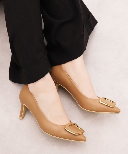 「artemis by DIANA」 パンプス 23.5cm グレー レディース_画像4