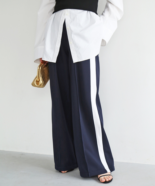 「Deuxieme Classe」 「EVERYDAY I LIKE.」イージーパンツ FREE ネイビー レディース_2