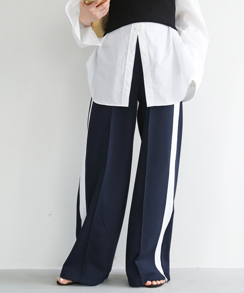 「Deuxieme Classe」 「EVERYDAY I LIKE.」イージーパンツ FREE ネイビー レディース_3