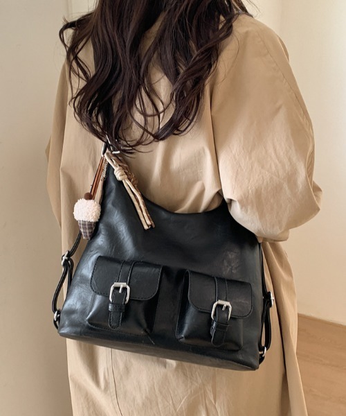 雰囲気抜群】Ryu 3wayショルダーバッグ オールレザー Ryu] 3WAY BAG (M