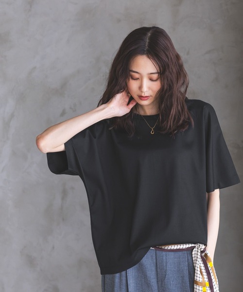 GLOBAL WORK（グローバルワーク） tシャツ 半袖 リッチクリーン透け