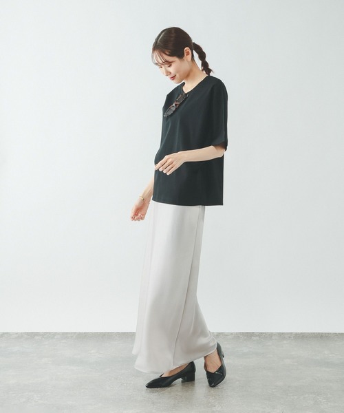 GLOBAL WORK（グローバルワーク） tシャツ 半袖 リッチクリーン透け