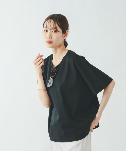 GLOBAL WORK（グローバルワーク） tシャツ 半袖 リッチクリーン透け