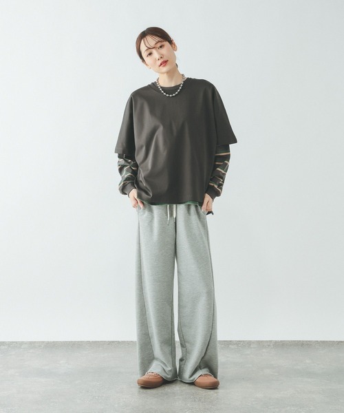 GLOBAL WORK（グローバルワーク） uvカット tシャツ 半袖 リッチ