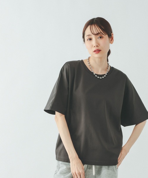 GLOBAL WORK（グローバルワーク） tシャツ 半袖 リッチクリーン透け