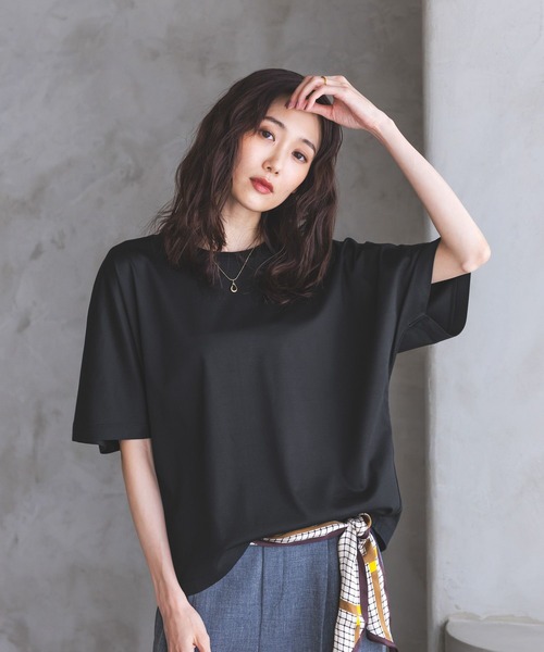 GLOBAL WORK（グローバルワーク） tシャツ 半袖 リッチクリーン透け