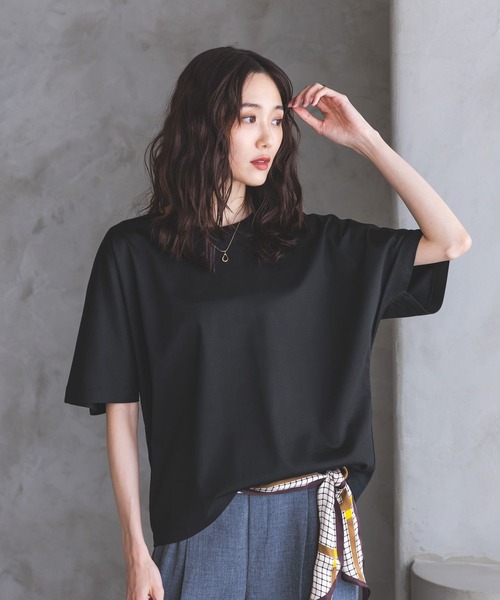 GLOBAL WORK（グローバルワーク） tシャツ 半袖 リッチクリーン透け