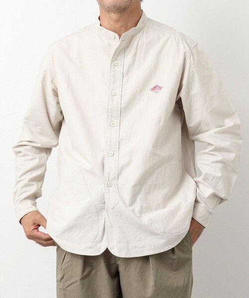 Danton 長袖シャツ ダントン Danton（ダントン） 長袖シャツ 40 キナリ メンズ : ZOZOTOWN Yahoo!店
