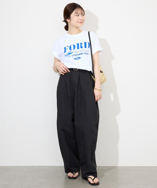 「SLOBE IENA」 パンツ 38 ブラウン レディースの画像