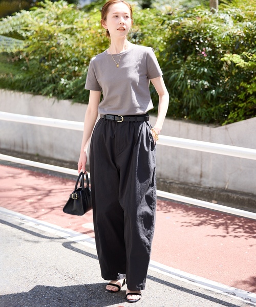 「SLOBE IENA」 パンツ 38 ブラウン レディースの画像
