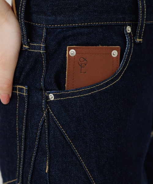 ジーンズ デニム デニムパンツ stitch line wide denim（ステッチ
