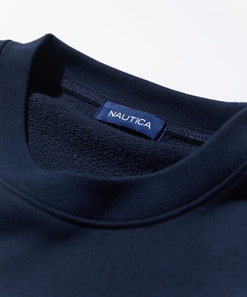 「NAUTICA」 スウェットカットソー SMALL ネイビー メンズ