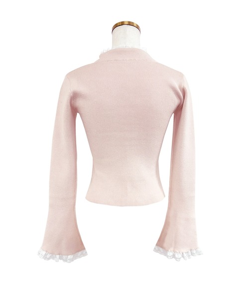 Rose Muse（ロゼミューズ） ニット セーター Choker lace knit